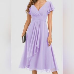 Chic Lavender Party / Bridesmaid Dress Size 8 New